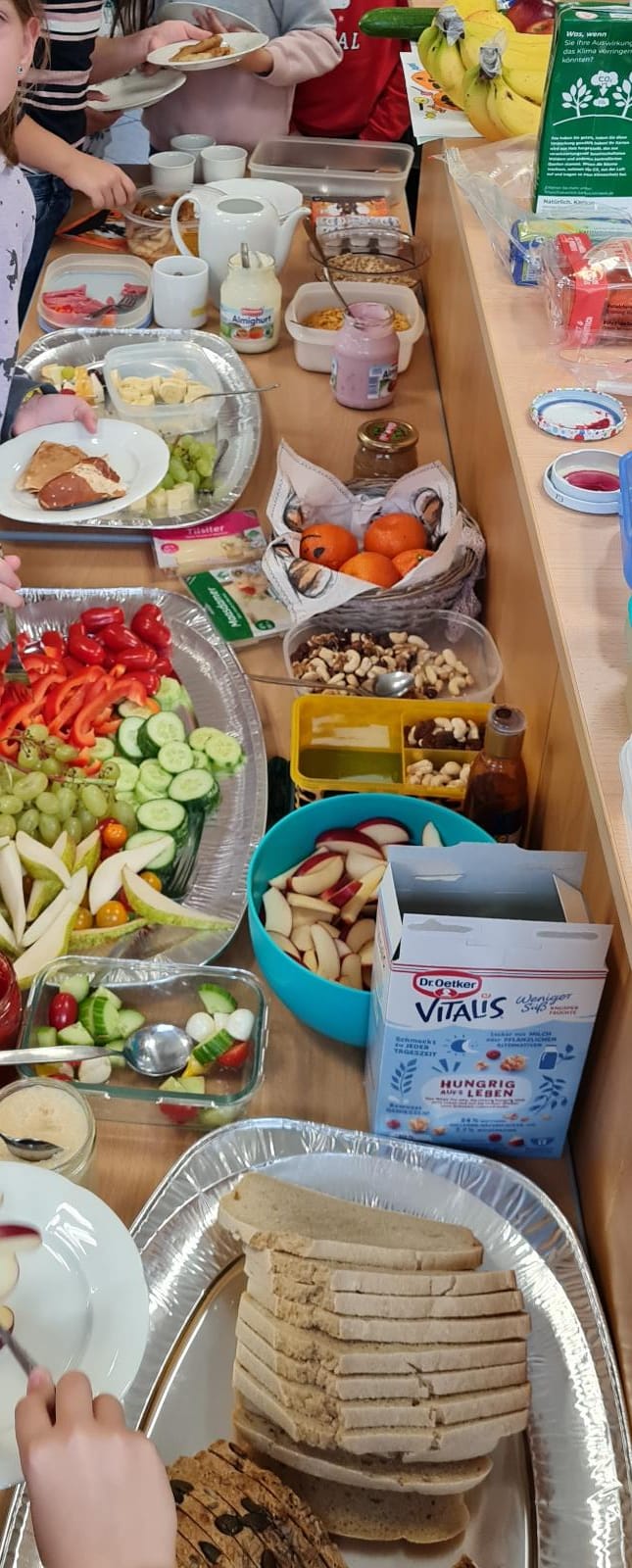 Gesundes Schulfrühstück der 3.Klasse