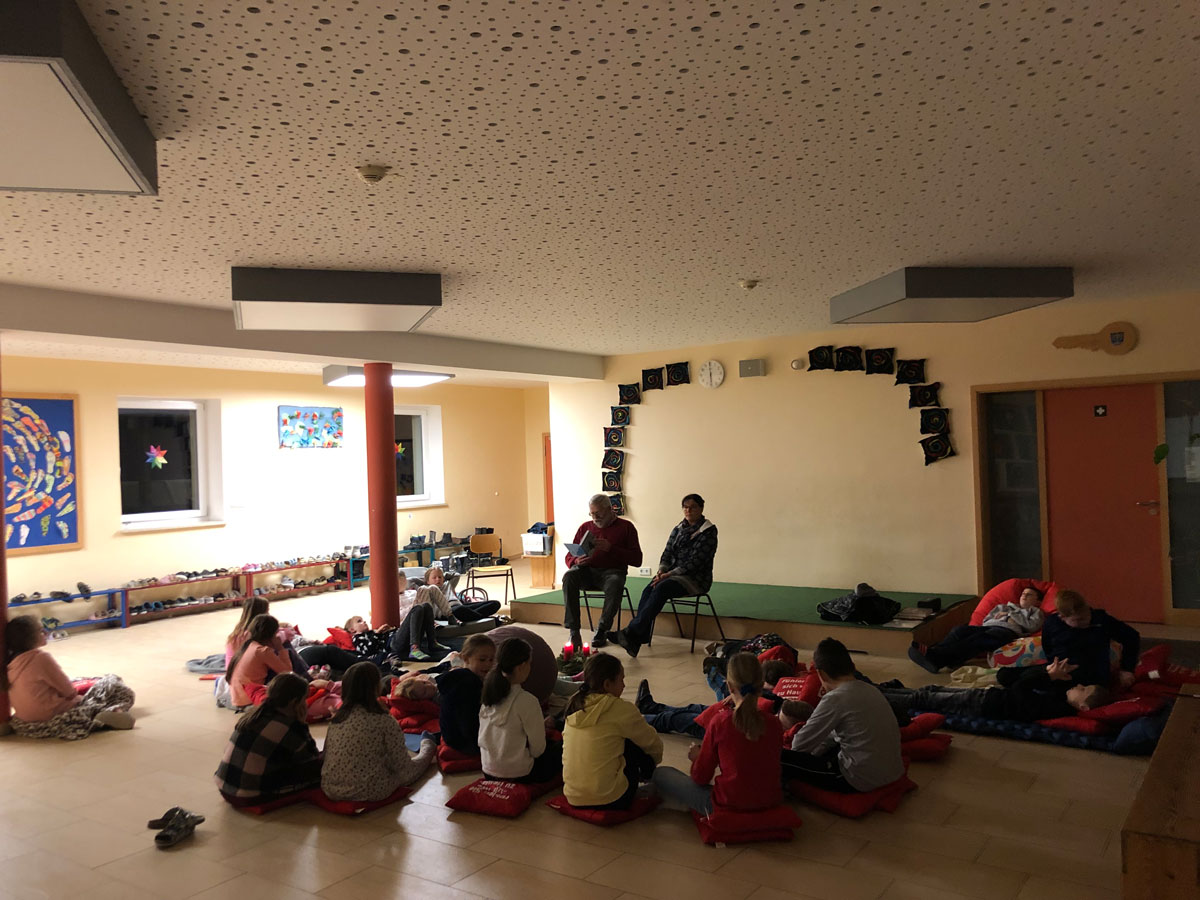 Lesenacht der Klasse 4